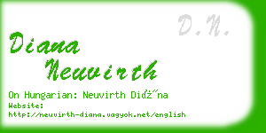 diana neuvirth business card